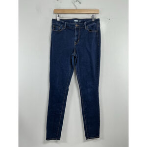 Womans Excellent Old Navy Rock Star Super Skinny Blue Jeans Size 8 L 0206/C-5
